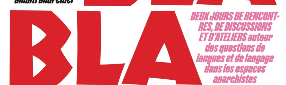 L'anarchia alle prese con il linguaggio