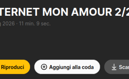 Podcast Piede Sinistro: Internet, Mon Amour 2/2