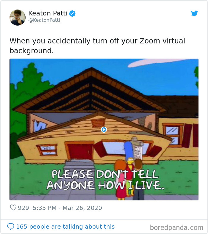 zoom background tweet